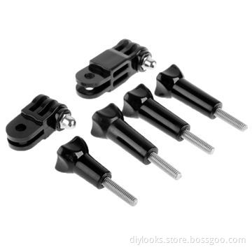 Three-way Pivot Arm Assembly Extension, 4 Thumb Knobs for GoPro Hero2